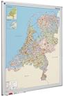 Landkaart bord Softline profiel 8mm, Nederland Wegenkaart 120x90 cm