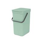 Afvalemmer Sort&Go 12L, Brabantia, Jade