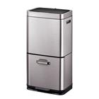 Recycler sensor bin Himalaya 35+25 L, mat RVS - EKO