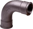 Nefit Industrial Zwart Fitting met 2 aansluitingen | 9170020009