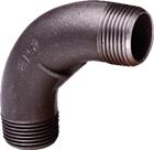 Nefit Industrial Zwart Fitting met 2 aansluitingen | 9170030002