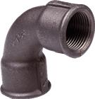 Nefit Industrial Zwart Fitting met 2 aansluitingen | 9170021003