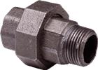 Nefit Industrial Zwart Fitting met 2 aansluitingen | 9173410003