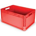 Bak met dichte wanden en bodem, rood, 60 l - Gamma-Wopla