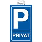 Parkeerbord Privat  15x25 cm - Exacompta