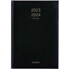 Brepols Agenda 2024 A5 1 Week per 2 pagina's Zwart 2.066.1256.01.6.0