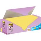 Post-it Super Sticky Z-Notes 76 x76 mm Kanariegeel 24 Blokken à 90 vellen Value Pack 20+4 GRATIS