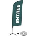 Beach Flag Alu Wind compleet - Entree- -  kruisvoet - Showdown.