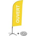 Beach Flag Alu Wind compleet - Ouvert- - kruisvoet - Showdown.