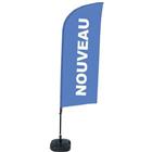 Beach Flag Alu Wind compleet - NOUVEAU - watertankvoet - Showdown.