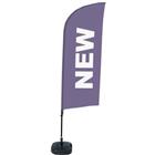 Beach Flag Alu Wind compleet - NEW - watertankvoet - Showdown.