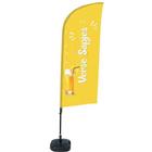 Beach Flag Alu Wind compleet - Verse Sapjes - watertankvoet.