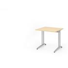 Bureau vierkant C-vormig onderstel BS08 serie - 80x80cm - Hammerbacher