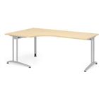 Bureau 90° hoek met C-frame serie B - 200x120 cm - Hammerbacher