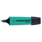 STABILO BOSS ORIGINAL Tekstmarker Turquoise Breed Beitelpunt 2 - 5 mm Navulbaar