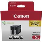 Canon 2500 Origineel Inktcartridge Zwart Duopak van 2