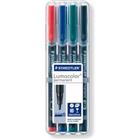 STAEDTLER Whiteboard-marker 341 Kleurenassortiment Pak van 4