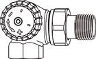 Heimeier V-exact II Radiatorafsluiter | 3713-01.000