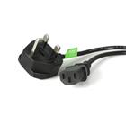 StarTech.com 3 Prong UK PC Power Cord Zwart 1,8 m