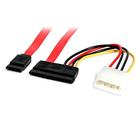 StarTech.com SATA18POW SATA-kabel 0,457 m SATA 7-pin + Molex (4-pin) Rood