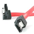 StarTech.com 12'' latching sata cable - 1 Right Angle M/M SATA-kabel 0,3 m Rood