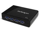 StarTech.com 4-poort SuperSpeed USB 3.0 Hub Zwart