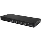 StarTech.com 8-poort 1U-Rack USB KVM-switch met OSD en Bekabeling