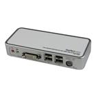 StarTech.com 2-poort USB DVI USB KVM-switch met Kabels USB 2.0-hub en Audio