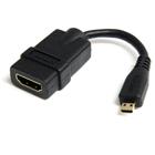 StarTech.com 12 cm High-speed HDMI-adapterkabel HDMI-naar-HDMI Micro F/M