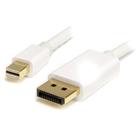 StarTech.com 1 m witte Mini DisplayPort-naar-DisplayPort 1.2 adapterkabel M/M DisplayPort 4k