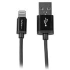 StarTech.com 1 m zwarte Apple 8-polige Lightning connector naar USB-kabel voor iPhone / iPod / iPad