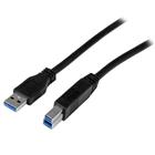 StarTech.com 2 m gecertificeerde SuperSpeed USB 3.0 A-naar-B-kabel M/M