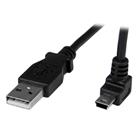 1m USB to Up Angle Mini USB Cable