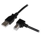 StarTech.com 1 m USB 2.0 A naar rechtshoekige B-kabel M/M