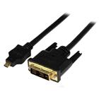 StarTech.com 1 m micro HDMI-naar-DVI-D-kabel M/M