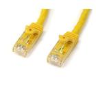 1m Yellow Snagless UTP Cat6 Patch Cable