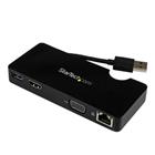 StarTech.com Reis docking station voor laptops HDMI of VGA USB 3.0