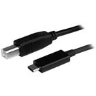 1m USB C to USB B Printer Cable USB 2.0