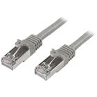 StarTech.com Cat6 patchkabel 1m grijs Shielded (SFTP) snagless gigabit netwerkkabel