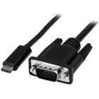 StarTech.com USB-C naar VGA kabel 2 m 1920x1200- zwart