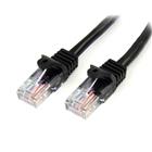 StarTech.com Cat5e Ethernet netwerkkabel met snagless RJ45 connectors UTP kabel 0,5m zwart