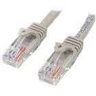 StarTech.com Cat5e Ethernet netwerkkabel met snagless RJ45 connectors UTP kabel 0,5m grijs