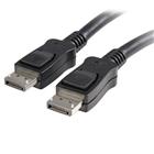 StarTech.com 3m DisplayPort 1.2 kabel met vergrendeling M/M DP 4k kabel zwart