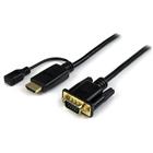3ft HDMI to VGA active converter cable