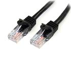 StarTech.com 45PAT5MBK netwerkkabel 5 m Cat5e U/UTP (UTP) Zwart