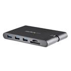 StarTech.com USB-C adapter met HDMI en VGA 3x USB 3.0 SD/Micro SD 85W PD 3.0