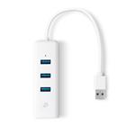 3-Port USB 3.0 Hub GB Ethernet Adapter