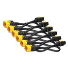 Pwr Cord Kit 6ea Locking C19 to C20 0.6m