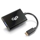 Cbl/Mini HDMI to VGA Dongle Pwer+3.5mm