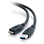 C2G 81685 USB-kabel 3 m 3.2 Gen 1 (3.1 Gen 1) USB A Micro-USB B Zwart
